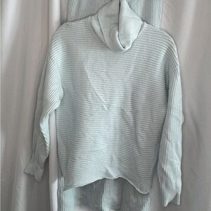 Amazon Light Blue Cowl Neck Sweater